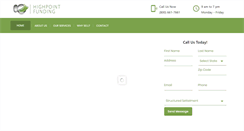 Desktop Screenshot of highpointfunding.com